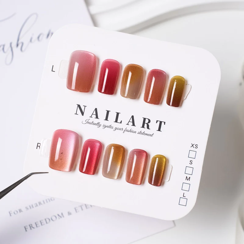 Stylisches Press-On-Nagelset