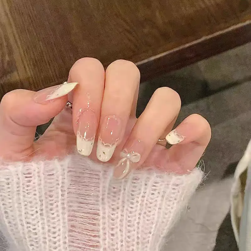 Künstlerische florale Stiletto-Nagelkunstverlängerungen