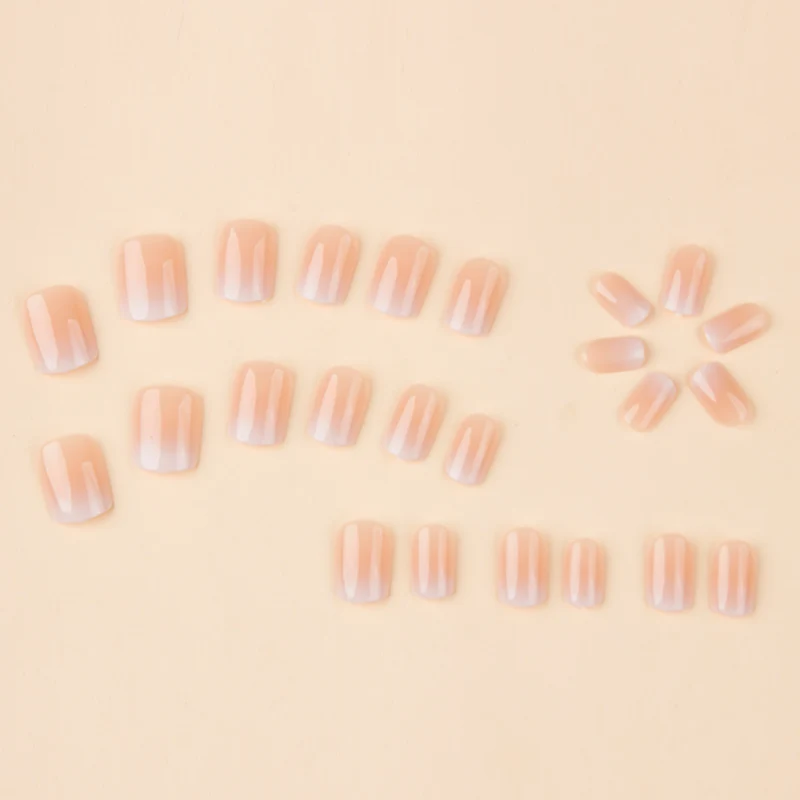Elegante Ombre-Gel-Nagelverstärkungen