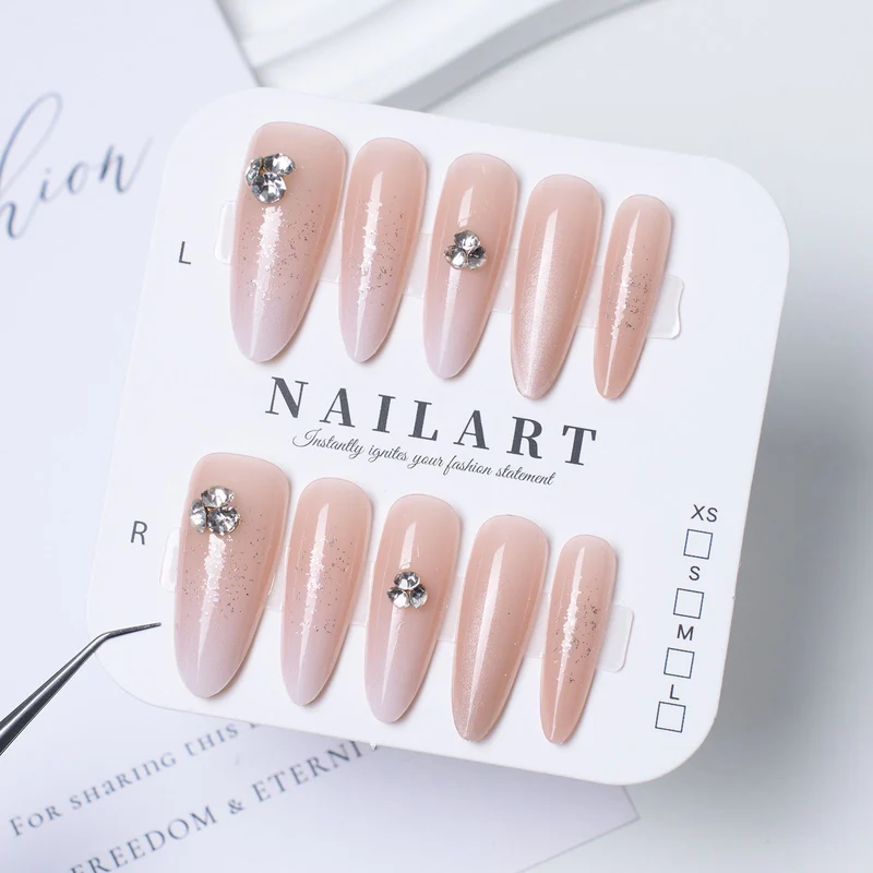 Dekorative Press-On Nagelset