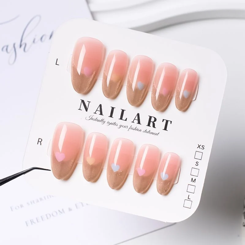 Dekorative Press-On Nagelset