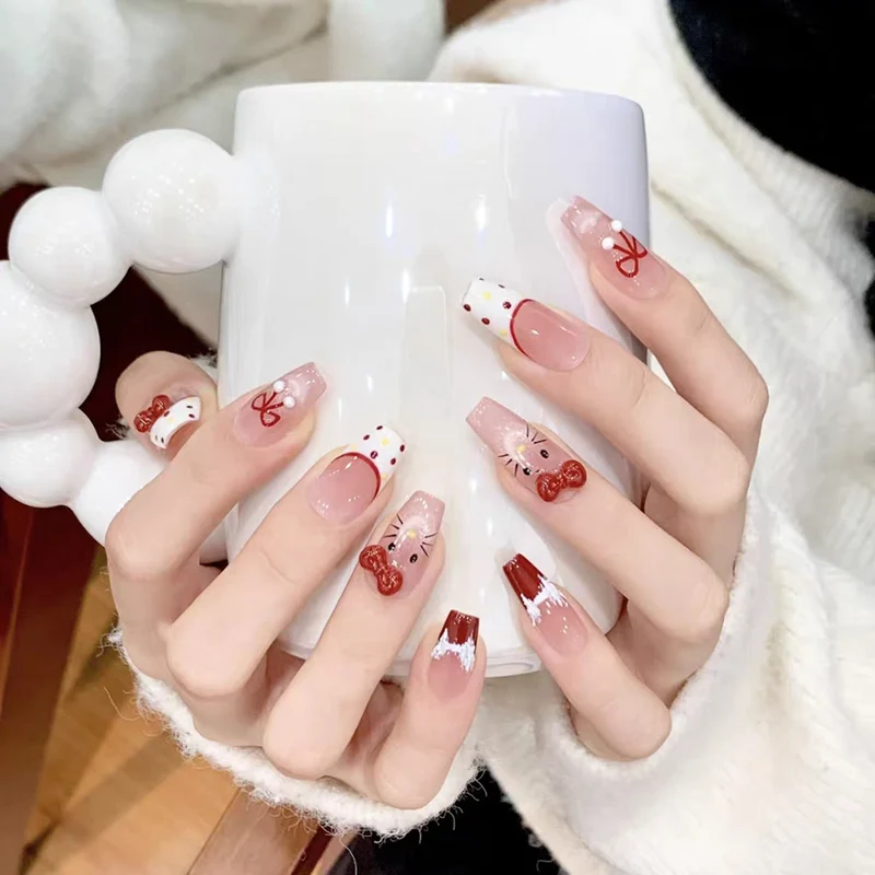 Dekorative Nagelverstärkungen
