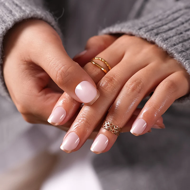 Dekorative Glitter Nagelkunst Verlängerungen