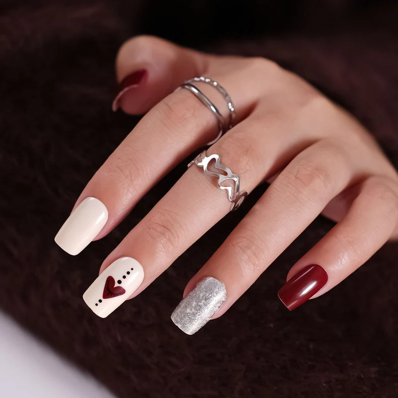 Dekorative Gel-Nagelkunst