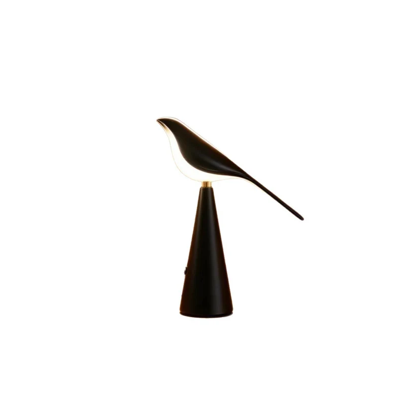 Dekorative Vogel-inspirierte Tischlampe