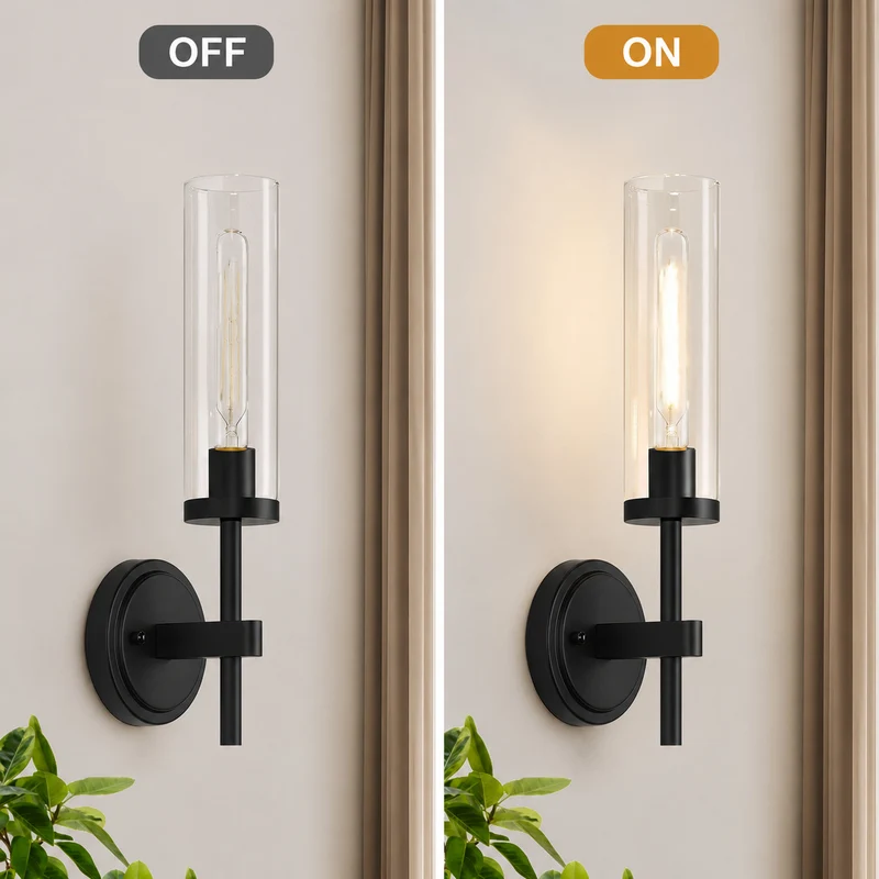 Wandmontierte elegante Wandleuchte