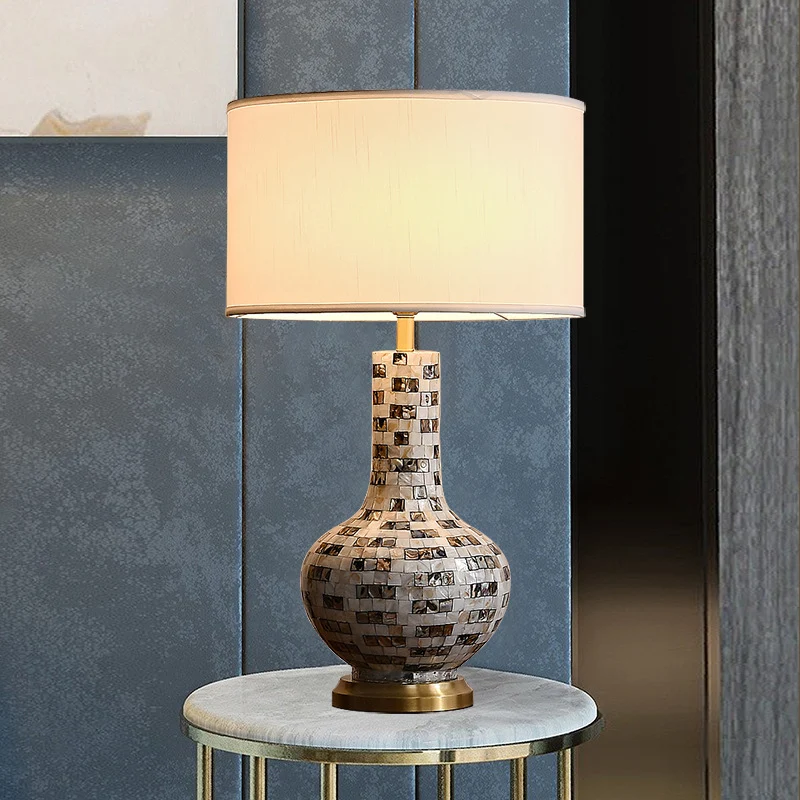 Künstlerische Mosaik Tischlampe