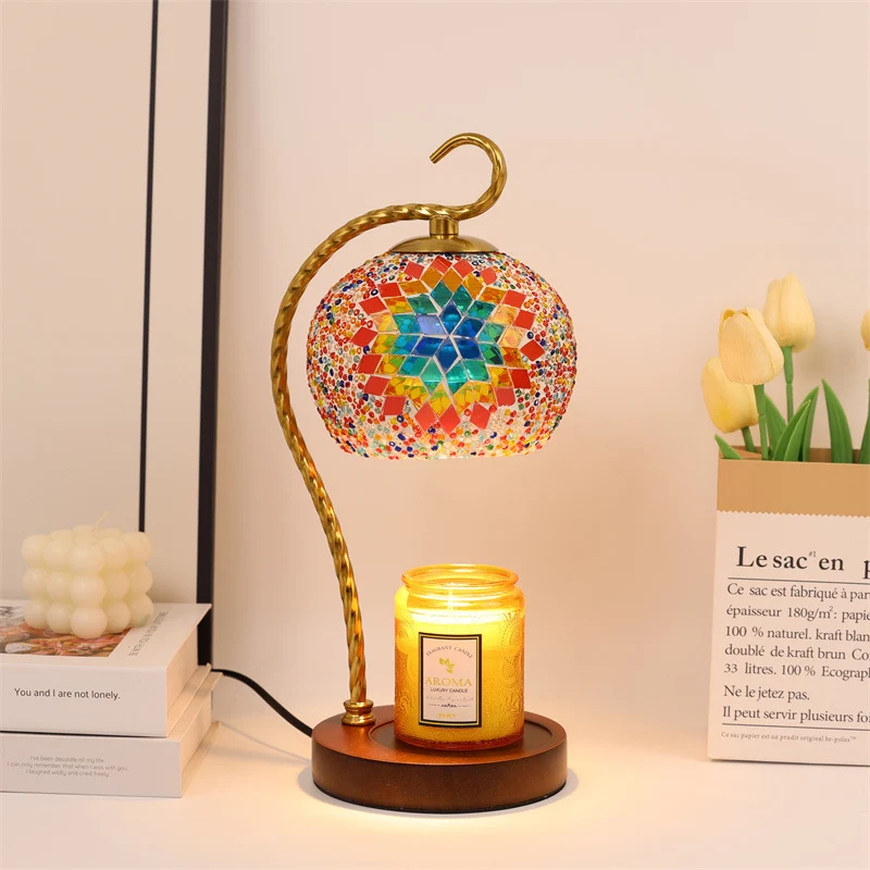 Mosaikglas-Tischlampe