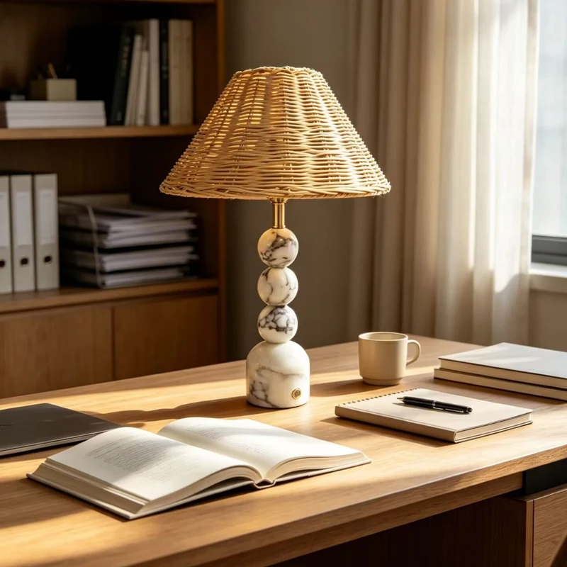 Künstlerische dekorative Tischlampe