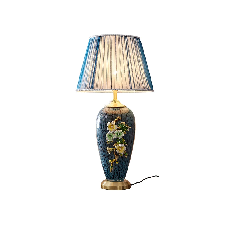 Verschnörkelte Blumentischlampe