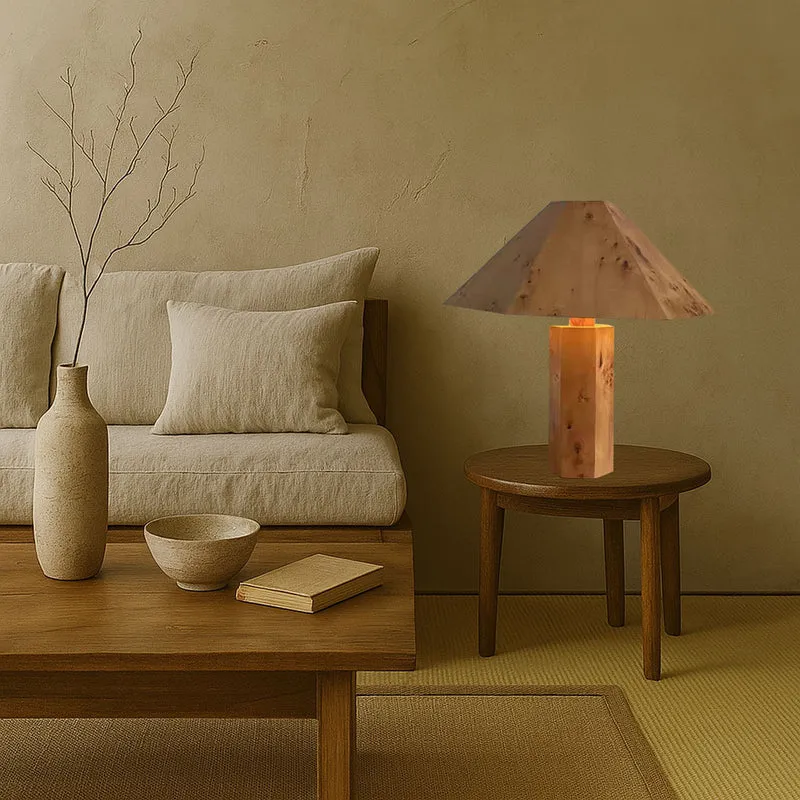 Moderne Holz Tischlampe