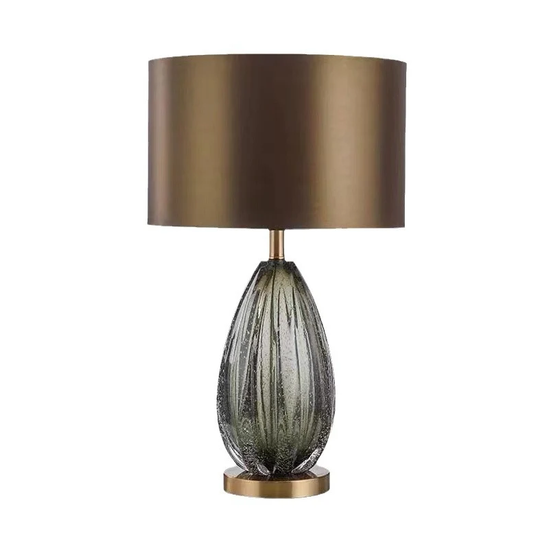 Moderne Texturierte Glas Tischlampe