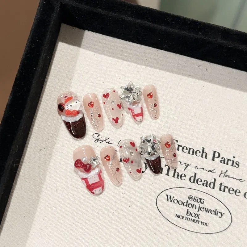 Phantastisches Charakter Press-On Nagelset