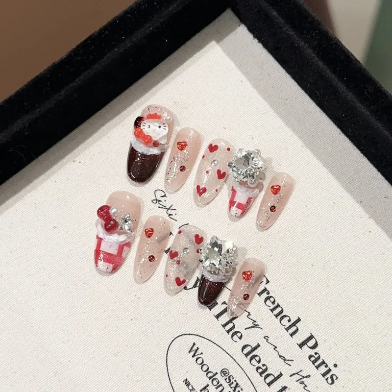 Phantastisches Charakter Press-On Nagelset