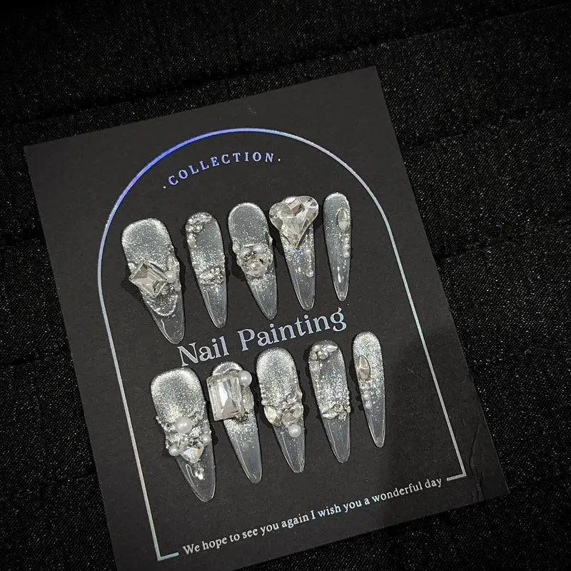 Glamouröse Dekorative Nagelkunst Kollektion