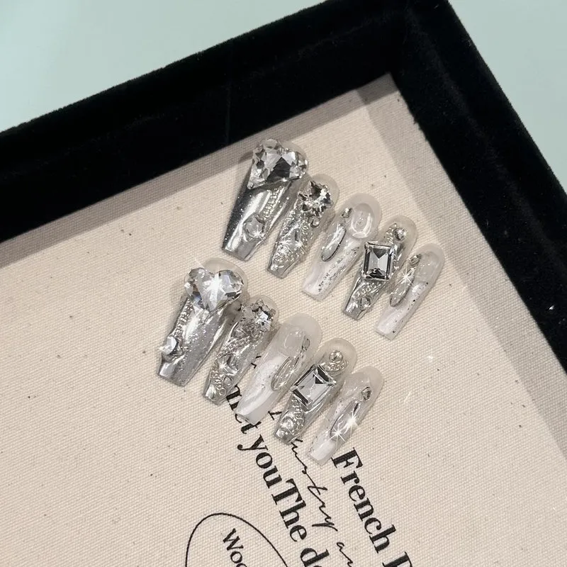 Glamouröse Dekorative Nagelkunst Kollektion