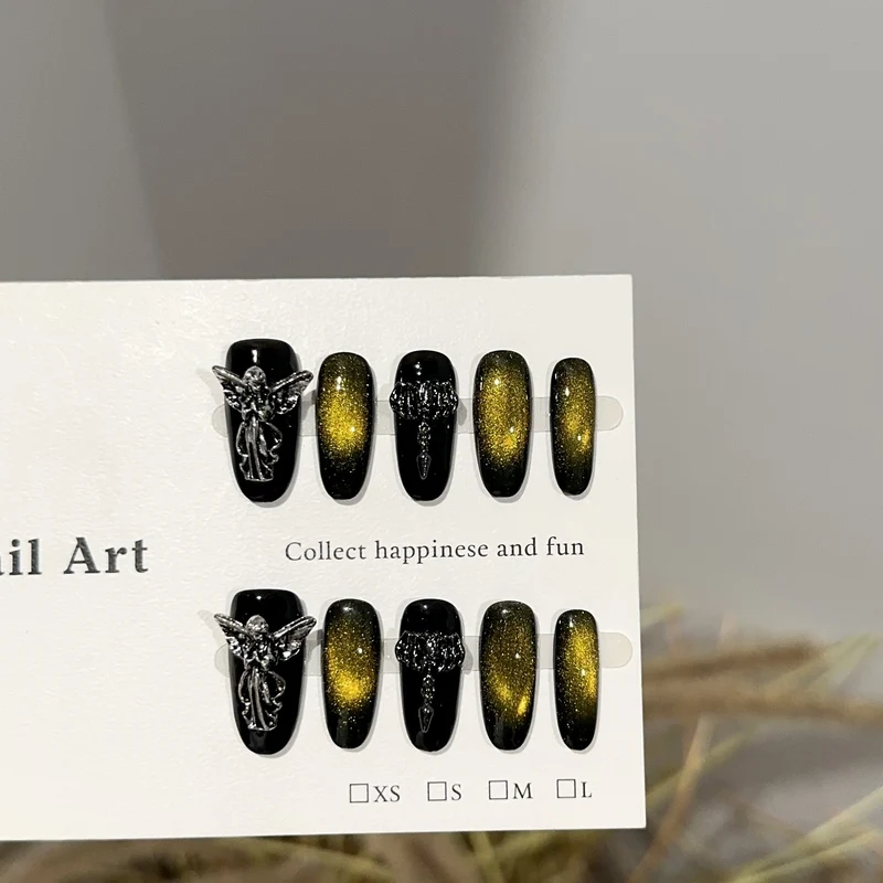 Gothic Fantasy Press-On Nail Art Set