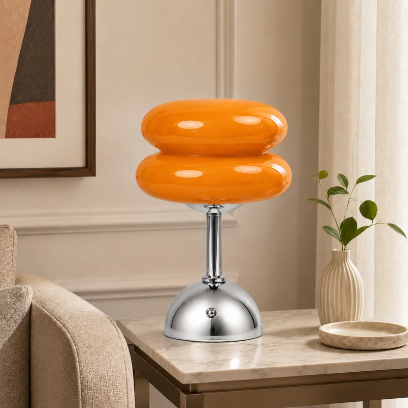 Zeitgenössische skulpturale Tischlampe