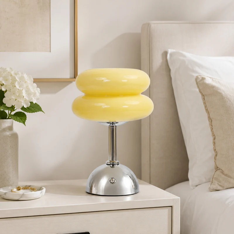 Zeitgenössische skulpturale Tischlampe