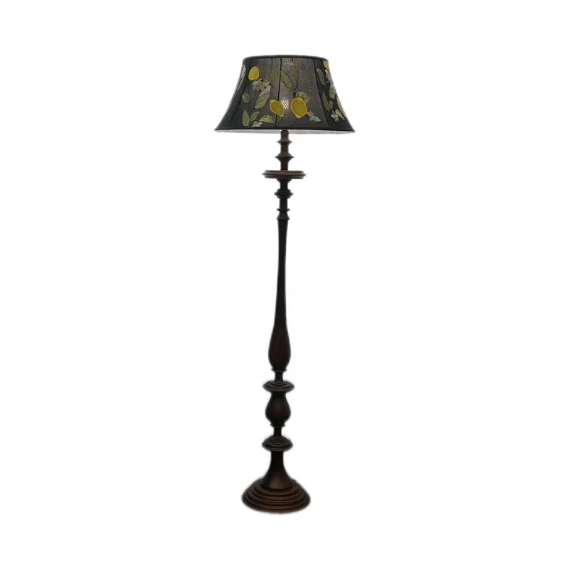 Elegante Blumenmuster Stehlampe