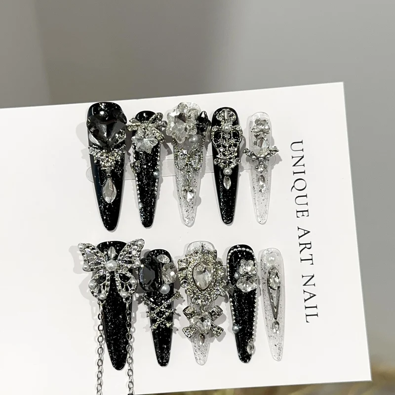 Dekoratives Strass-Haarspangen-Set