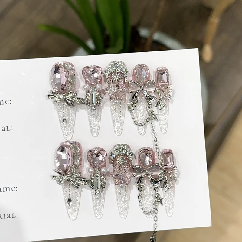 Dekoratives Strass-Haarspangen-Set