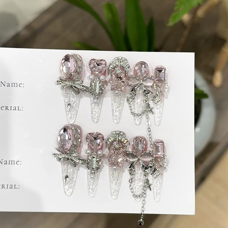 Dekoratives Strass-Haarspangen-Set