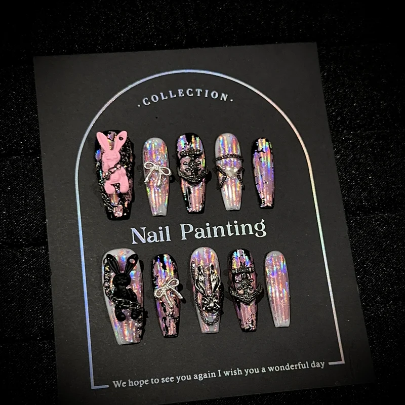 3D Themen Press-On Nagel Kunst Set