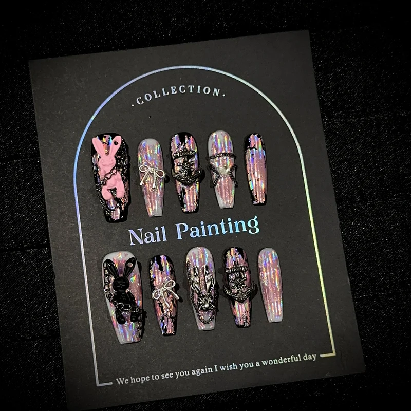 3D Themen Press-On Nagel Kunst Set