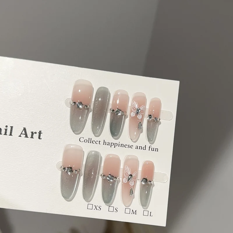 Premium Dekorative Press-On Nagelkunst