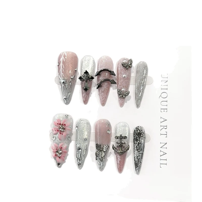 Dekoratives Press-On Nagelset