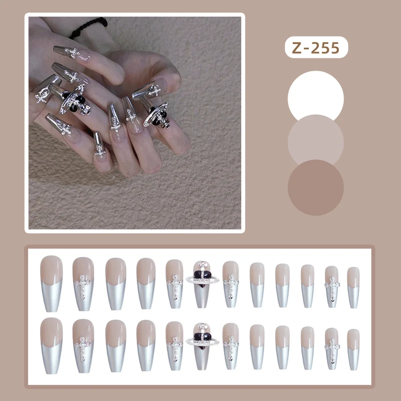 Elegantes Designer Press-On Nagelset
