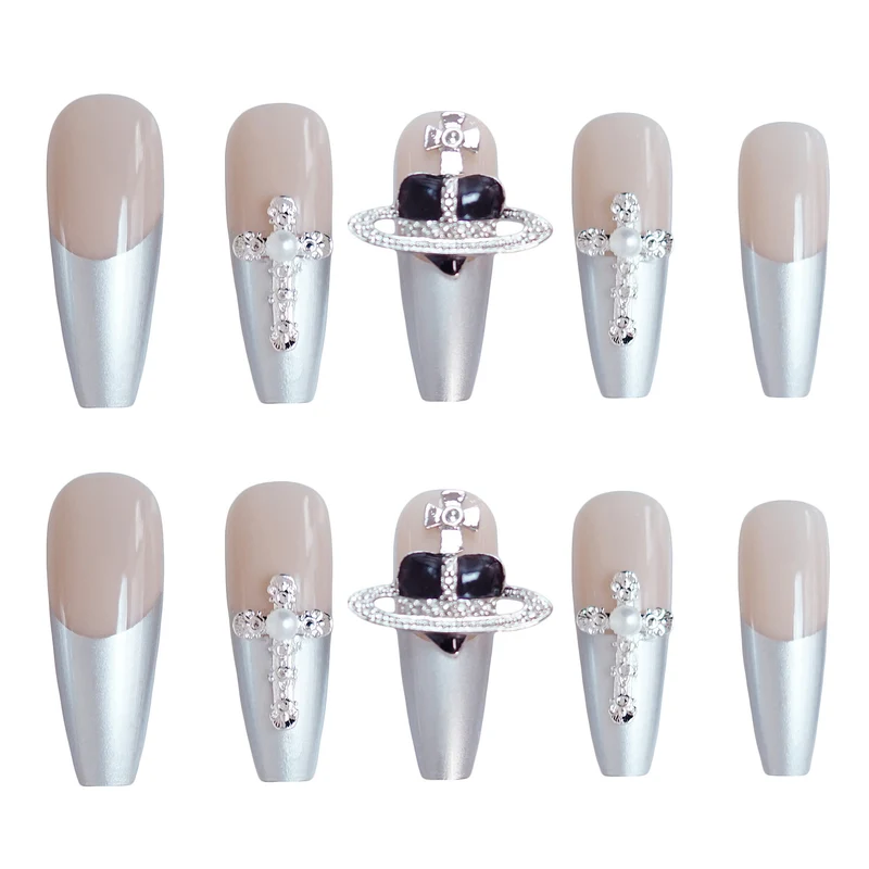 Elegantes Designer Press-On Nagelset