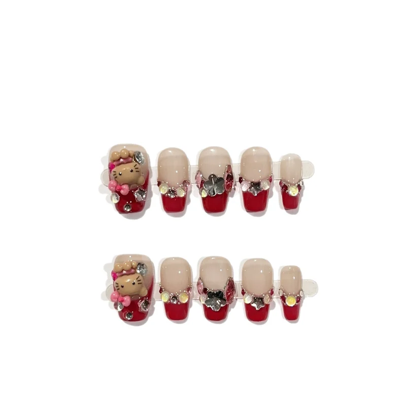 Dekoratives Press-On Nagelkunst Set