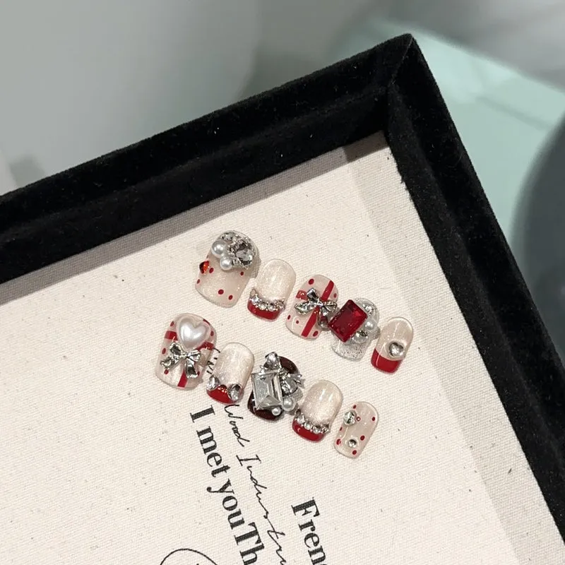 Elegantes Press-On-Nagelset