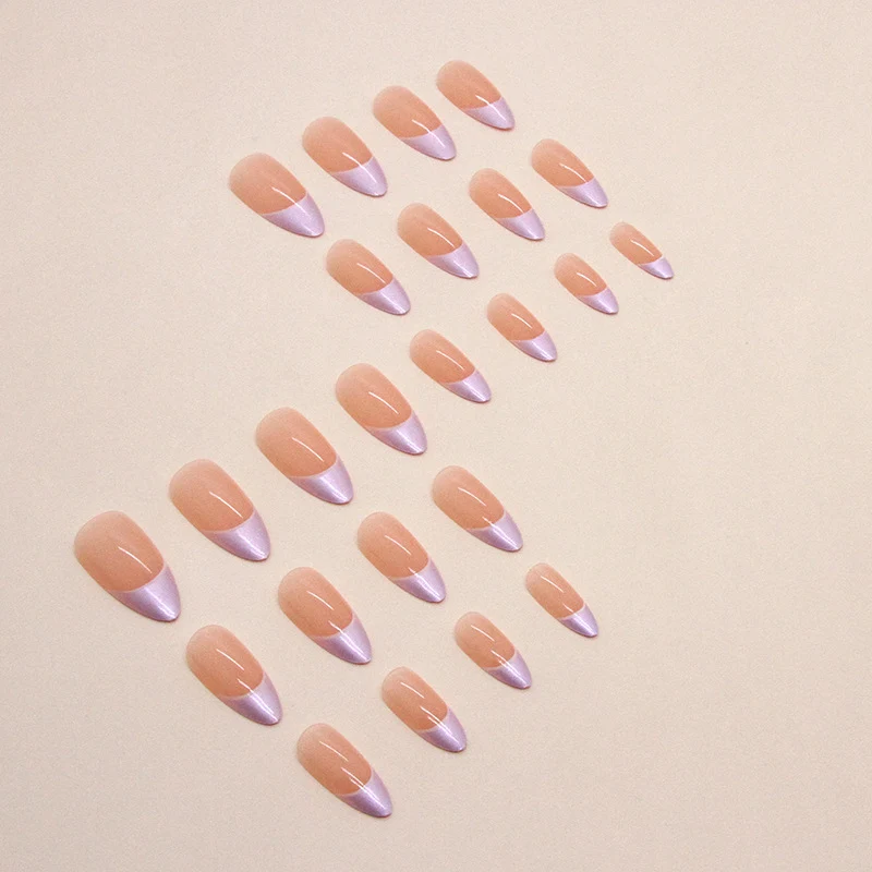 Elegante Glänzende Stiletto Press-On Nagel Set
