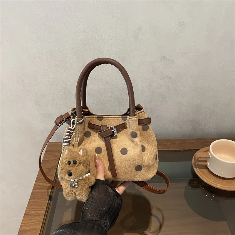 Stylische Punkten Handtasche
