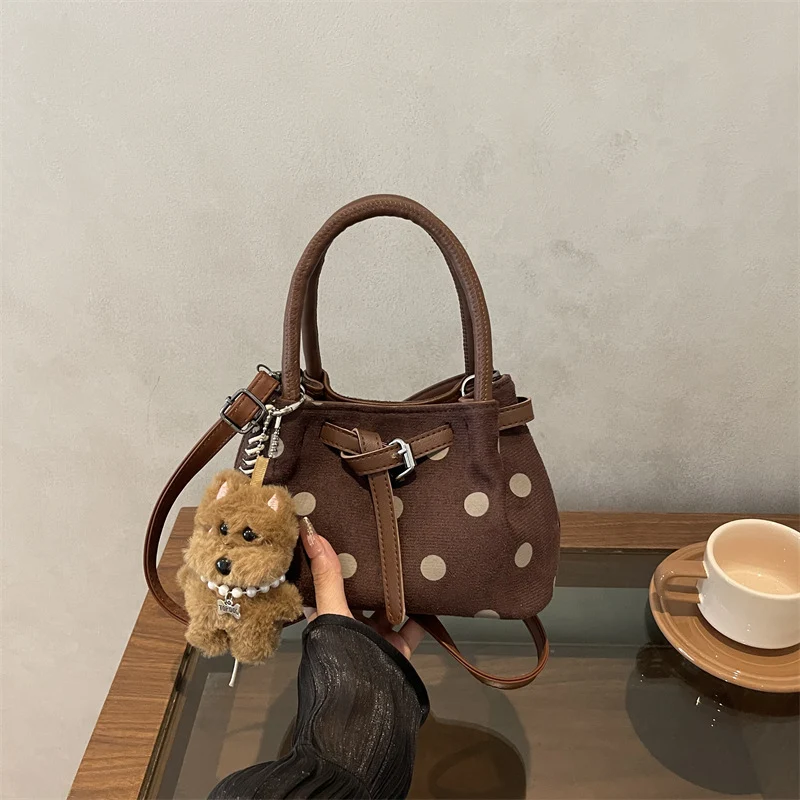 Stylische Punkten Handtasche