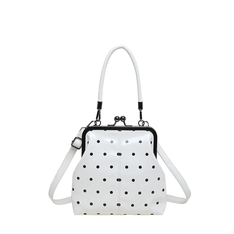 Stylische Pünktchen-Handtasche