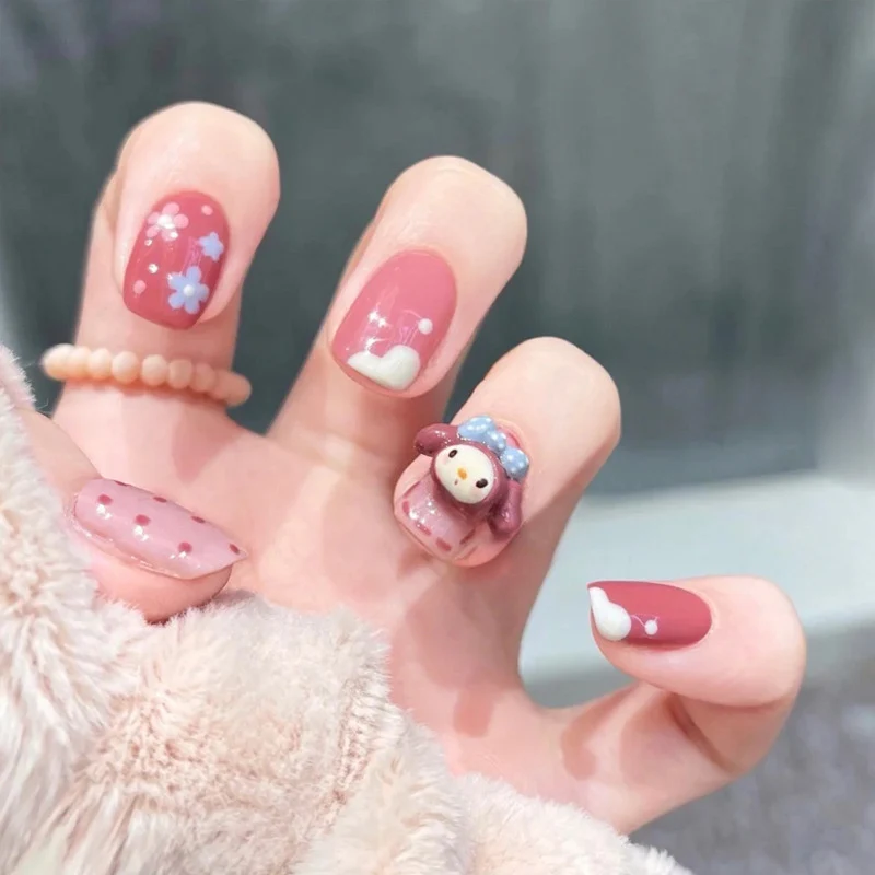 Künstlerisches Press-On Nagelset
