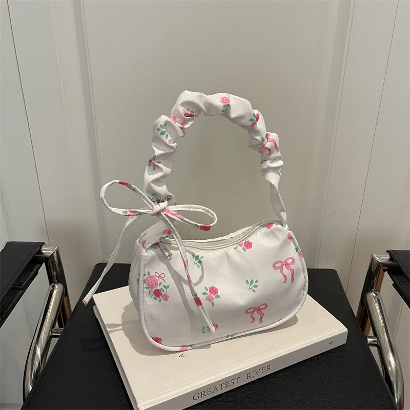 Blumenmuster Handtasche
