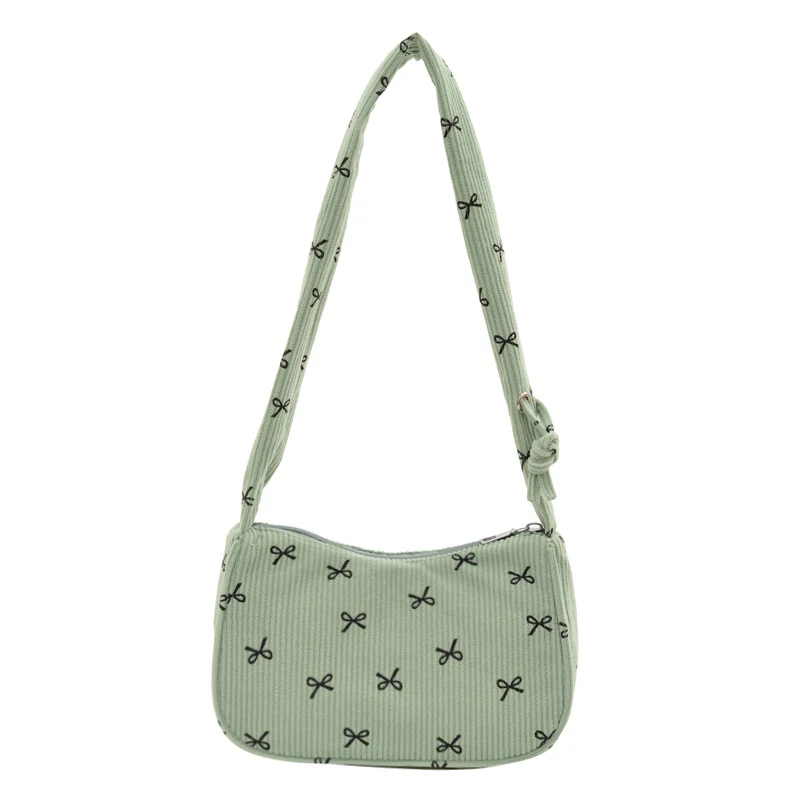Stylische Mini-Korduroy-Crossbody-Tasche