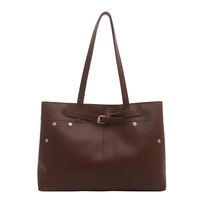 Chic Faux Leder Tote Bag