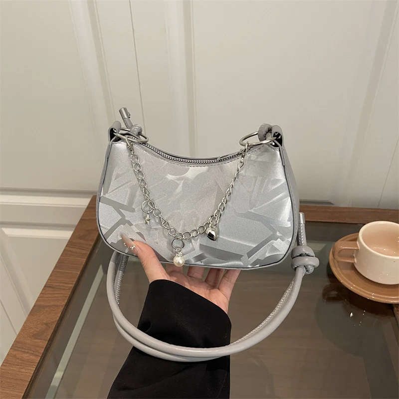 Chic Kettenakzent Handtasche