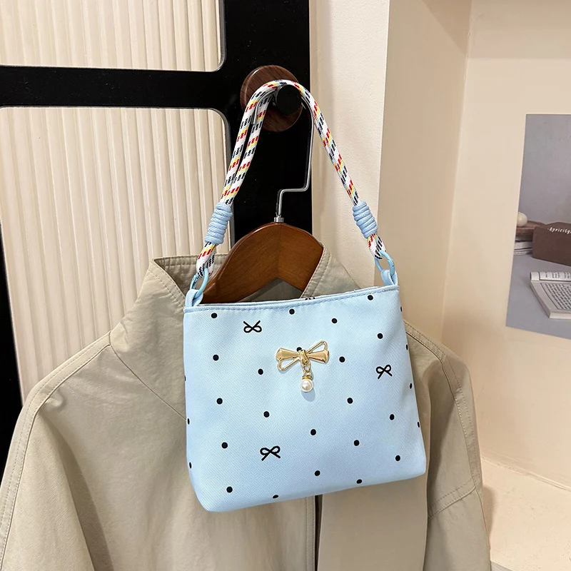 Chic Bow-Akzent Handtasche
