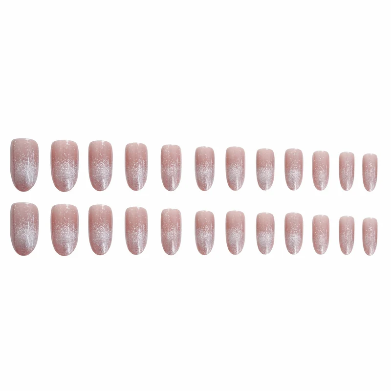 Elegante Glitzer Ombre Press-On Nägel