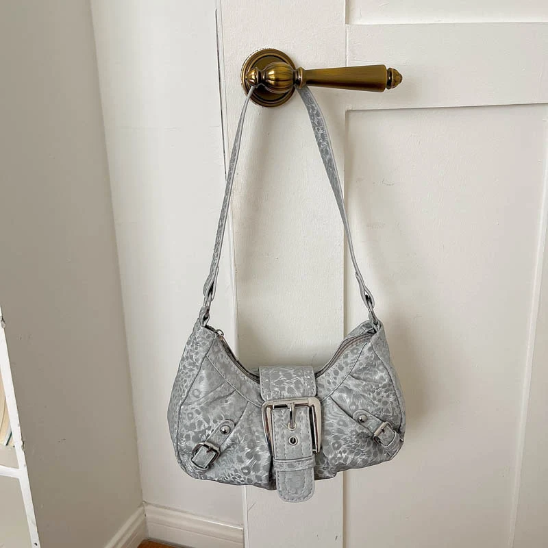 Exotische Texturierte Schultertasche