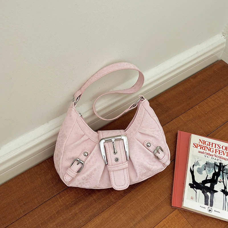Exotische Texturierte Schultertasche
