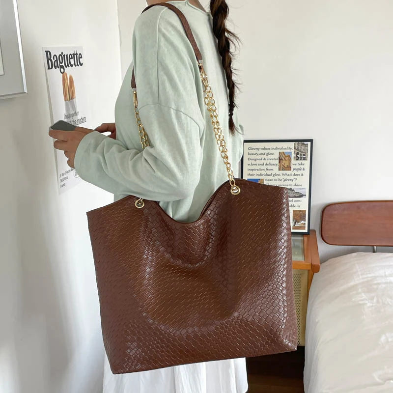 Elegante strukturierte Shopper-Tote-Tasche