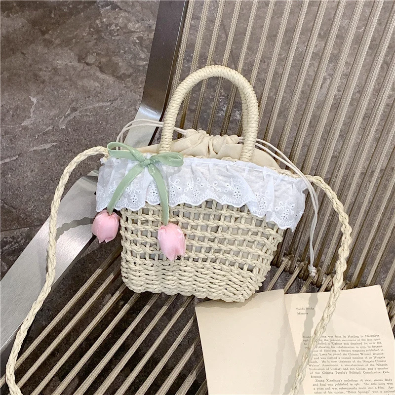 Geflochtene Strohtasche